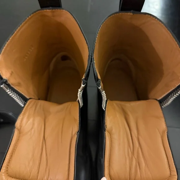 Chloé Roy black calfskin ankle boots - Picture 4 of 9